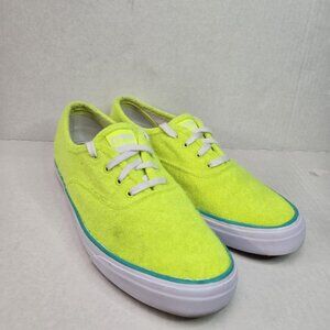Keds Softerra Lace Up Tennis Ball Texture Sneaker Shoes Size WMNS 9.5 Neon Green